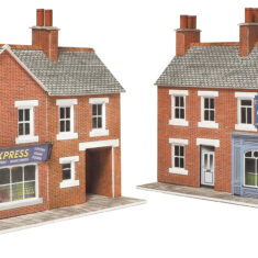 Metcalfe Low Releif Brick Terraced house fronts  Kit build service. N scale 