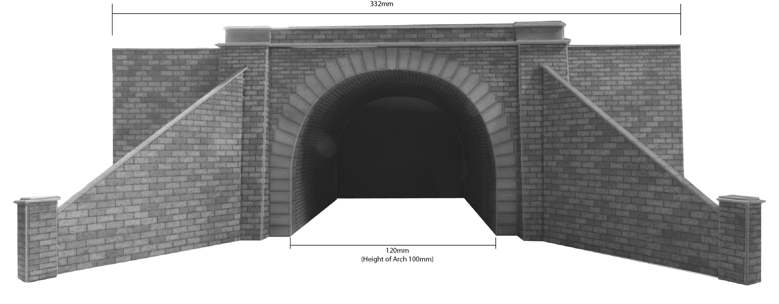 BNIB OO Gauge Metcalfe Model Railway Kit Double Track Tunnel Entrances PO242