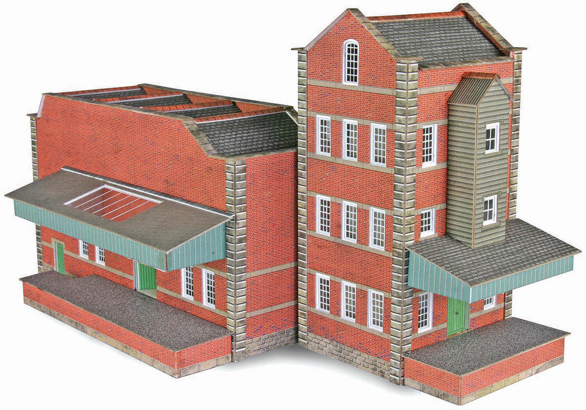 Boiler House And Factory Entrance N Scale. Metcalfe Kit PN184
