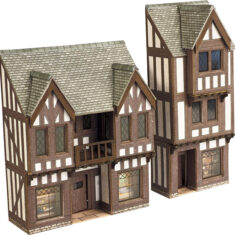 Pub & Shops Die Cut Card Kit N Scale 2nd Post Low Relief Details about   Metcalfe PN972 