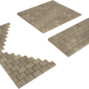 M0060 00/H0 Scale Individual Stone Paving Slabs