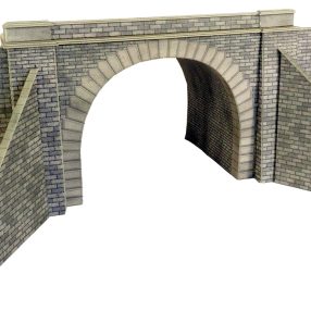 PO242 00/H0 Scale Double Track Tunnel Entrances