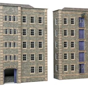 PO290 00/H0 Scale Grimy Old Mill